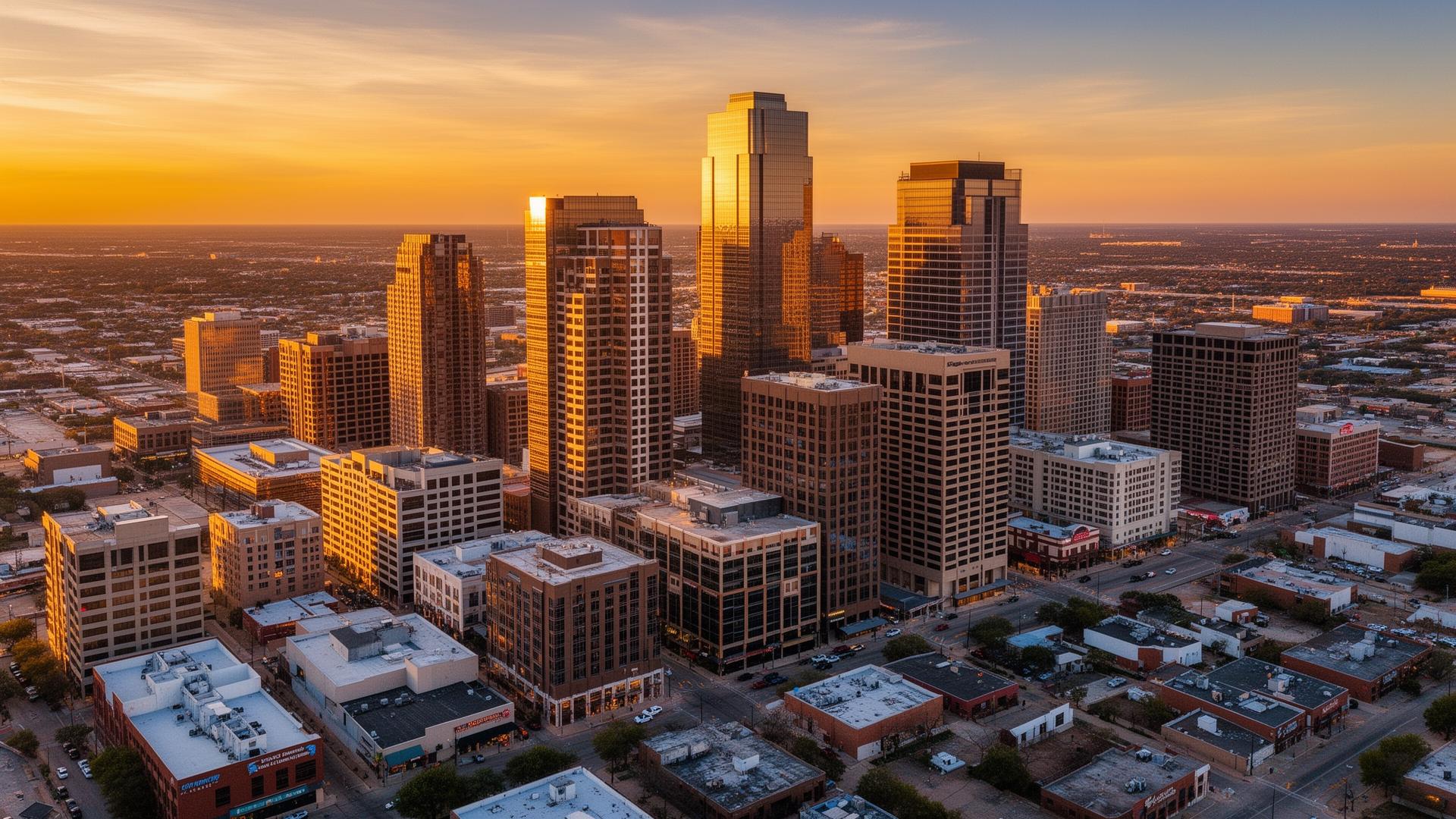 Fort Worth Texas Commercial Real Estate Skyline
