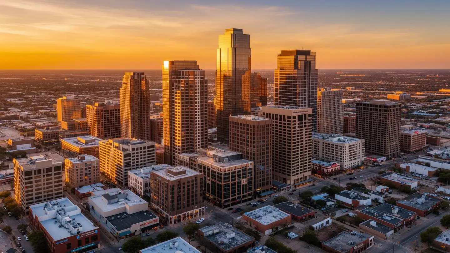 Fort Worth Texas Commercial Real Estate Skyline